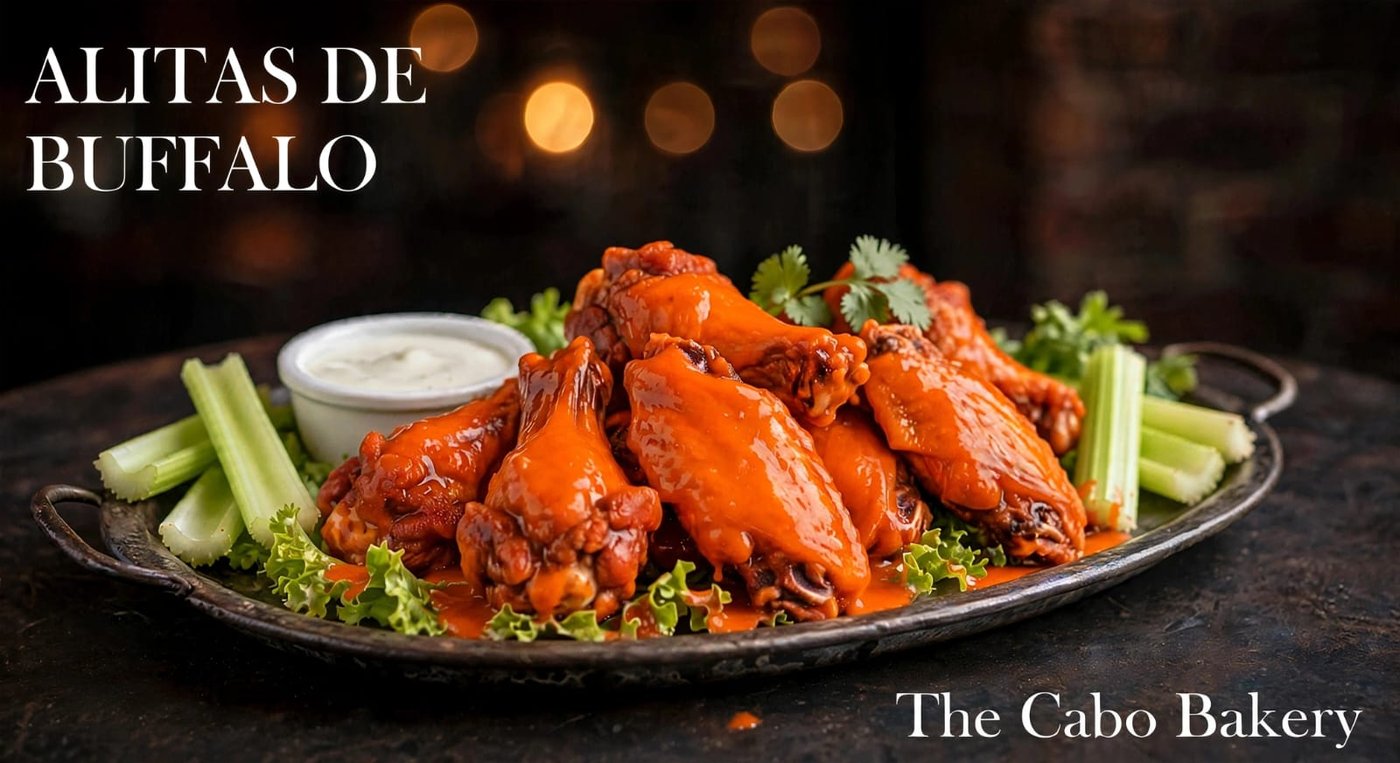 Buffalo wings at The Cabo Bakery