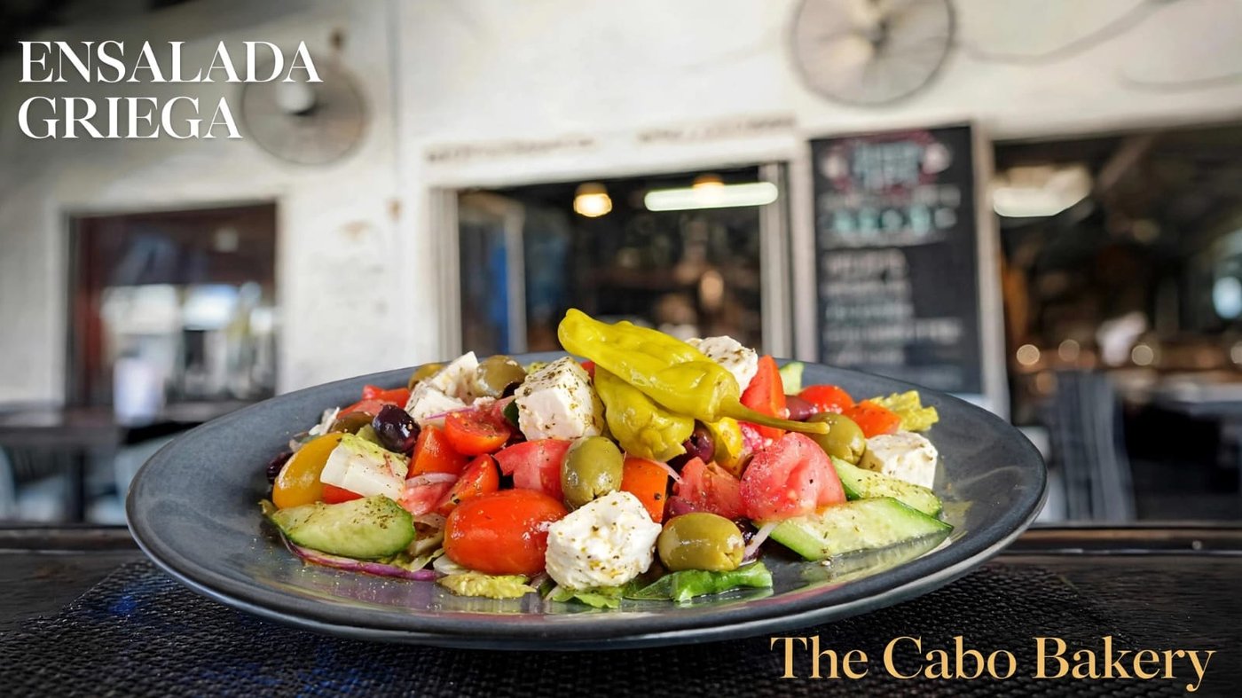 Greek salad at The Cabo Bakery