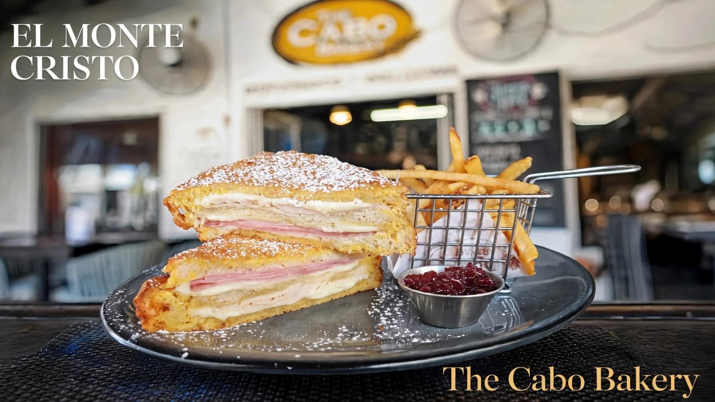 Monte Cristo sandwich at The Cabo Bakery